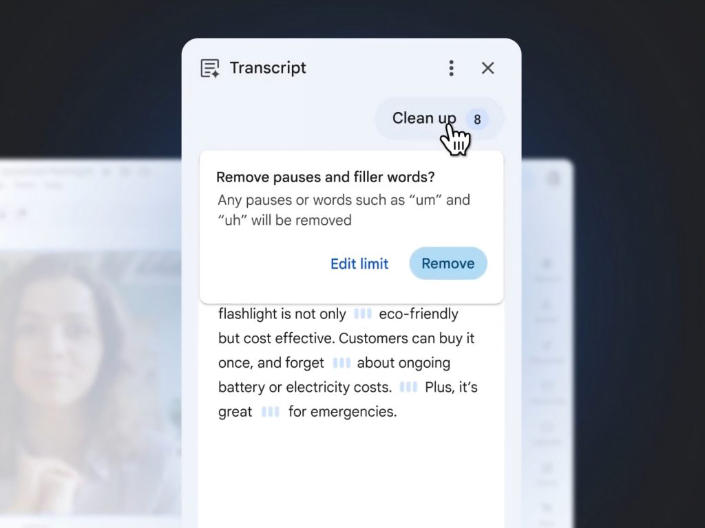 Screenshot of Google Vids as the company deploys a raft of powerful new generative AI features for Vids designed to take the pain out of video creation.