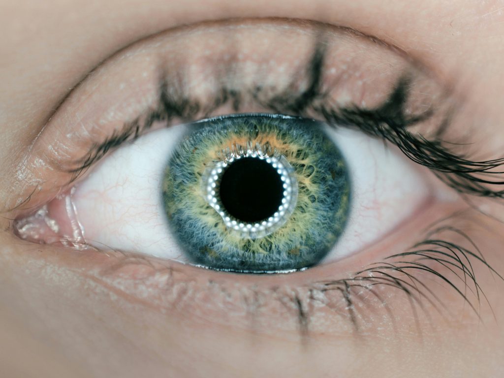 Close-up of an eye as SoundHound AI, already a major player in voice assistants, is now giving its technology a pair of eyes with the launch of Vision AI.